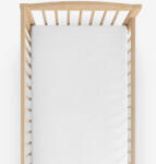Goldea nem áteresztő frottír lepedő kiságyba - fehér 60 x 120 cm