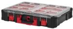 Milwaukee Organizator Milwaukee PACKOUT cu 10 compartimente, capac transparent, IP65 (MLWK-4932464082)