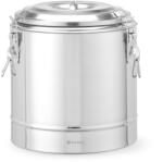 HENDI Szigetelt hordozható tartály - Kitchen Line - 19L - Ezüst - ⌀350x(H)400mm - HENDI 708088