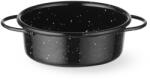 HENDI Casserole edény - zománcozott - Fekete - ⌀100x(H)40mm - HENDI 622513
