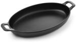 Hendi Miniatűr ovális serpenyő Little Chef - Fekete - 263x140x(H)37mm - HENDI 564554
