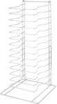 HENDI Pizzarács/serpenyőtartó állvány 14 részes - 300x305x(H)680mm - HENDI 810361