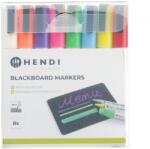 Hendi Filctollak 3 mm - 1 fehér - 1 piros - 1 kék - 1 zöld - 1 citromsárga - 1 lila - 1 naracssárga és 1 rózsaszín filctoll - HENDI 664278