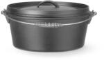HENDI Öntöttvas edény - 7, 2L - Fekete - ⌀310x(H)155mm - HENDI 629376
