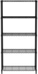 Hendi Tárolóállvány - 5 darab polccal - Fekete - 910x455x(H)1830mm - HENDI 812990