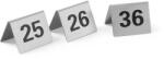 Hendi Asztalszám tábla - számok 25 -36 -ig - 50x35x(H)40mm - HENDI 663868