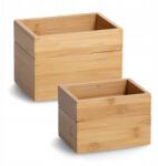 Zeller Bambusz szervezőkészlet 2 db 14, 5x11x10cm (13318)