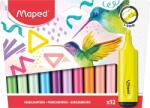 Maped Комплект текст маркери MAPED Fluo Peps - 12 цвята