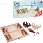 Legler Dámajáték Fa Sakk Backgammon Játékkészlet