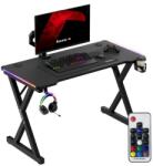 Huzaro Гейминг бюро Huzaro - Hero 2.3 RGB, 120 x 60 cm, черен (HZ-HERO 2.3 RGB) - digit