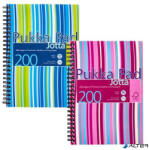 Pukka Pad Spirálfüzet, A5, vonalas, 100 lap, PUKKA PAD 'Stripe Jotta (JP021)