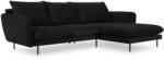 Cosmopolitan Design Coltar cu 5 locuri Vienna cu tapiterie din catifea (COS_RC_51_F1_VIENNA8)