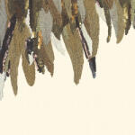  Eijffinger MUSEUM 307407 FANCY FEATHER Vintage Díszes madártoll kompozíció krémszín arany szines falpanel (307407)