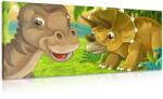 Dovido Tablou dinosauri veseli - 80x40