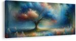 Dovido Tablou arborele vieții mistic cu flori - 100x50