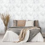 Dovido Tapet frunze magice în design alb - 49x1000