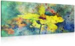 Dovido Tablou floare galbenă în stil vintage - 60x30