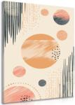 Dovido Tablou cercuri elegante Peach Fuzz - 80x120