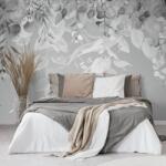 Dovido Tapet autoadeziv frunze delicate în tematică gri - 245x270