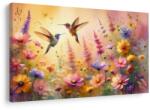 Dovido Tablou colibri și flori - 150x100
