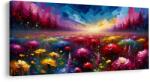 Dovido Tablou pajiște cu flori - 120x60