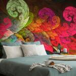 Dovido Tapet frunze pastelate abstracte - 392x264