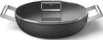 Smeg Tigaie de servire 50's Style II adâncă 28 cm, negru (DPF2812BLM)