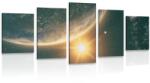 Dovido Tablou 5-piese vizualizare din univers - 150x75