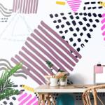 Dovido Tapet Memphis model în pop-art stil - 441x297