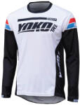Yoko MX jersey YOKO TRE alb negru XL (278622)