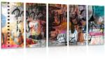 Dovido Tablou 5-piese street art artă - 200x100