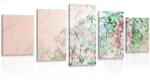 Dovido Tablou 5-piese ramuri abstracte - 200x100