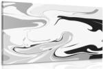 Dovido Tablou model abstract de materiale în design alb-negru - 60x40