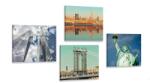 Dovido Set tablouri frumusețea orașului New York - 4x 60x60