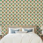 Dovido Tapet autoadeziv model floral retro în tonuri pastel - 245x270