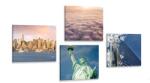 Dovido Set tablouri New York în culori unice - 4x 40x40
