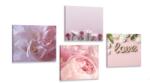 Dovido Set tablouri flori în nuanță roz delicată - 4x 60x60