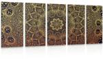 Dovido Tablou 5-piese Mandala orientală de aur - 100x50