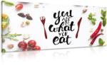 Dovido Tablou cu mențiunea - You are what you eat - 100x50