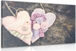 Dovido Tablou handmade inimioară pe trunchi - 120x80