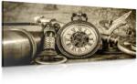 Dovido Tablou ceasul din trecut în design sepia - 80x40