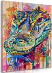 Dovido Tablou crocodil cu imitația picturii - 20x30
