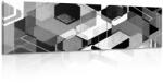 Dovido Tablou geometrie abstractă în design alb-negru - 150x50