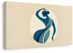 Dovido Tablou siluetă elegantă în albastru - 30x20