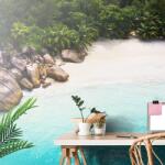 Dovido Fototapet coastă Seychelles - 539x363