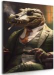 Dovido Tablou animal gangster crocodil - 100x150