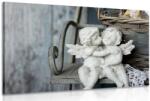 Dovido Tablou statuete de îngeri pe bancă - 90x60