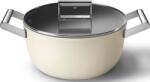 Smeg Oală 50's Style II 24 cm, crem (CSF2412CRM)