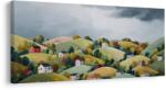 Dovido Tablou dealuri colorate sub nori - 100x50