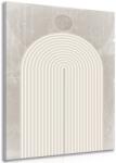 Dovido Tablou curcubeu modern bej Mid-Century - 20x30